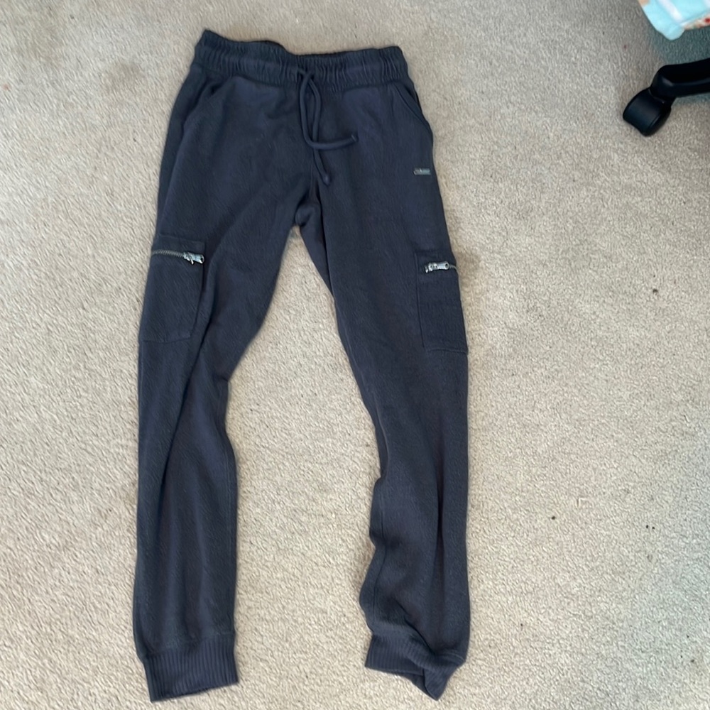gray justice sweatpants with zippers on both sides